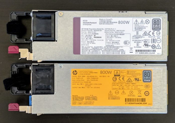 تست پاور های اچ پی 800W 80Plus پلاتینیوم و تیتانیوم